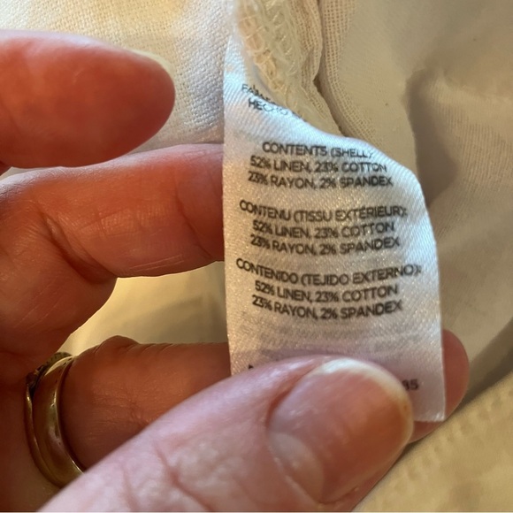 NWT Onia The Stretch Linen Men’s Traveler Short, White, size 30, Casual, Preppy - Picture 10 of 15